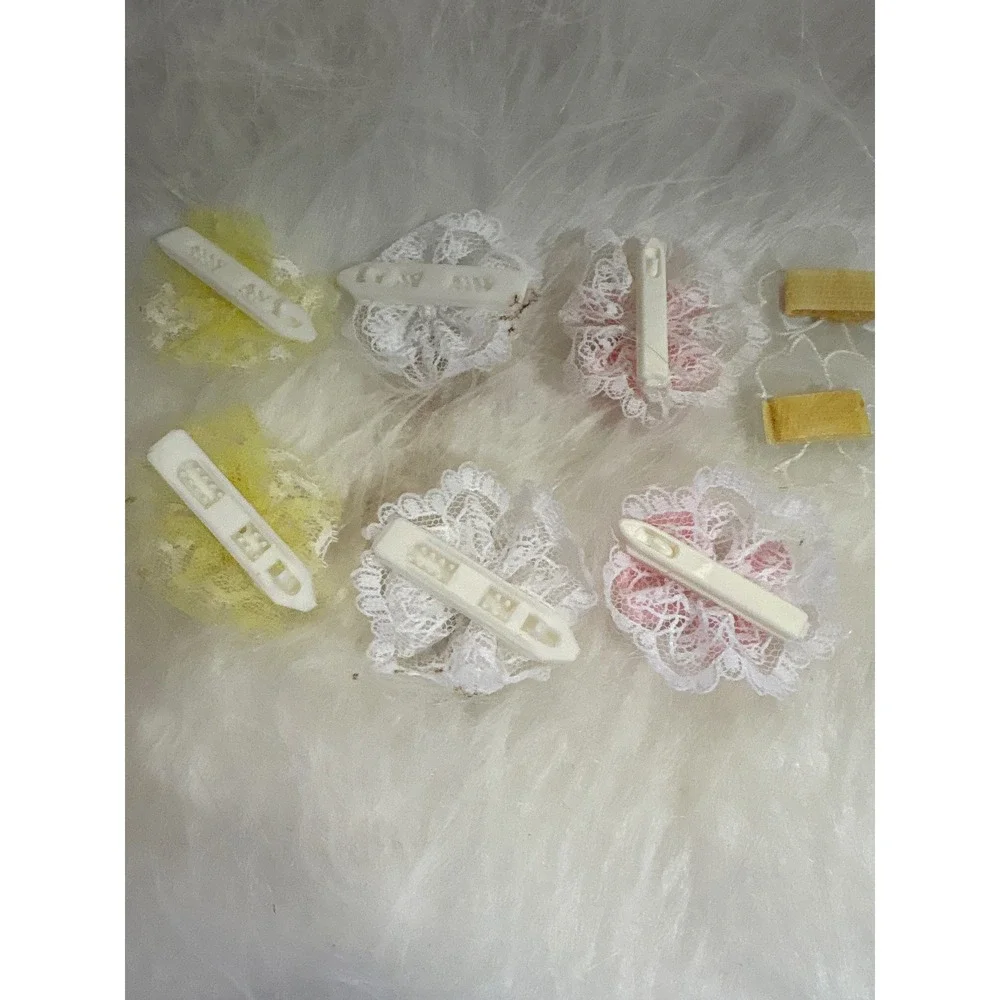 Vintage‎ Lace Bow Floral Baby Hair Clips Variety Set Girl Toddler Barrettes